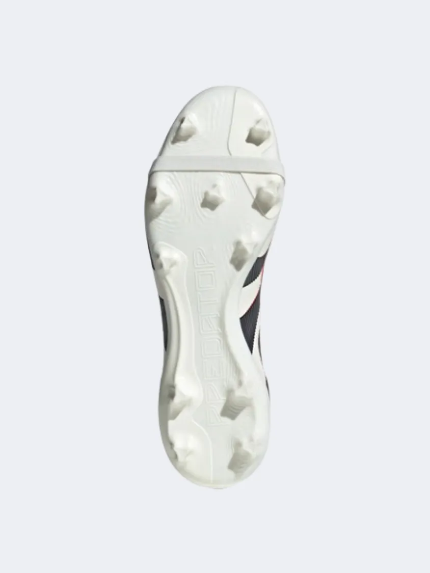 Adidas Predator League Fold Over Tongue Men Football Shoes White/Black/Ruby Mens Urban Style Comfort Shoes
