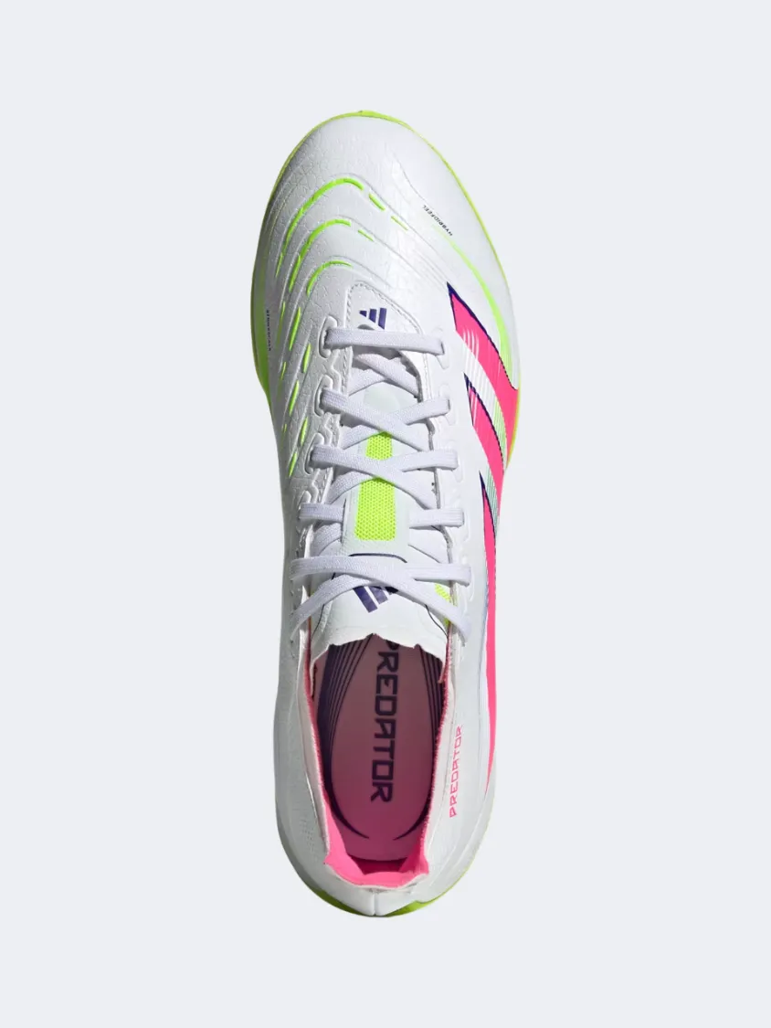 Adidas Predator League Tf Men Football Shoes White/Pink/Lemon Mens Urban Style Comfort Shoes