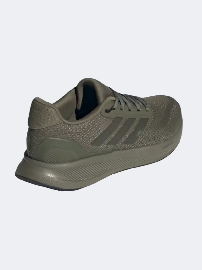 Adidas Runfalcon 5 Men Running Shoes Olive Strata/Black Mens Casual Everyday Sneakers