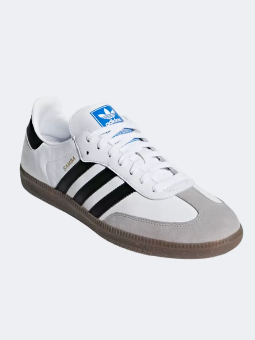 Adidas Samba Og Unisex Original Shoes White/Black/Gum Mens Casual Everyday Sneakers