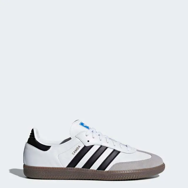 Adidas Samba Og Unisex Original Shoes White/Black/Gum Mens Casual Everyday Sneakers