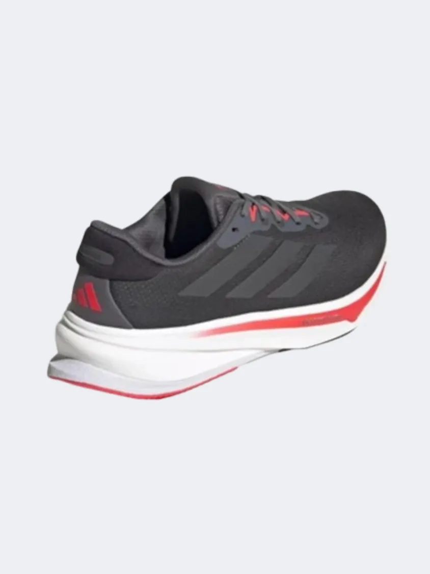 Adidas Supernova Rise 2 Men Running Shoes Grey/Metallic/Red Mens Urban Style Comfort Shoes