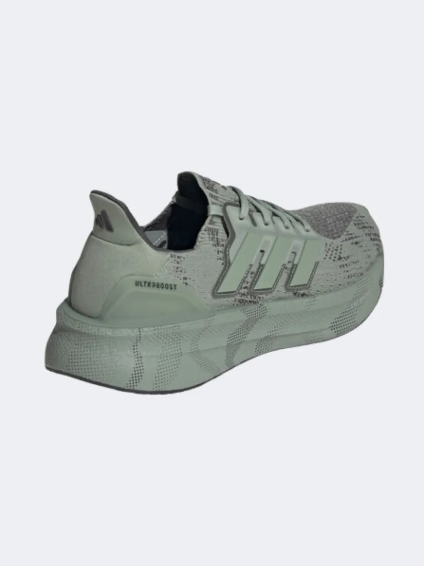 Adidas Ultraboost 5 Men Running Shoes Silver Green/Carbon Mens Urban Style Comfort Shoes