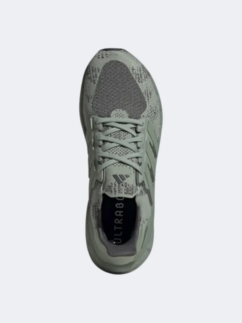 Adidas Ultraboost 5 Men Running Shoes Silver Green/Carbon Mens Urban Style Comfort Shoes