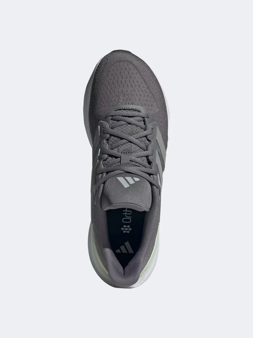 Adidas Ultrarun 5 Men Running Shoes Grey/Linen Green Mens Urban Style Comfort Shoes