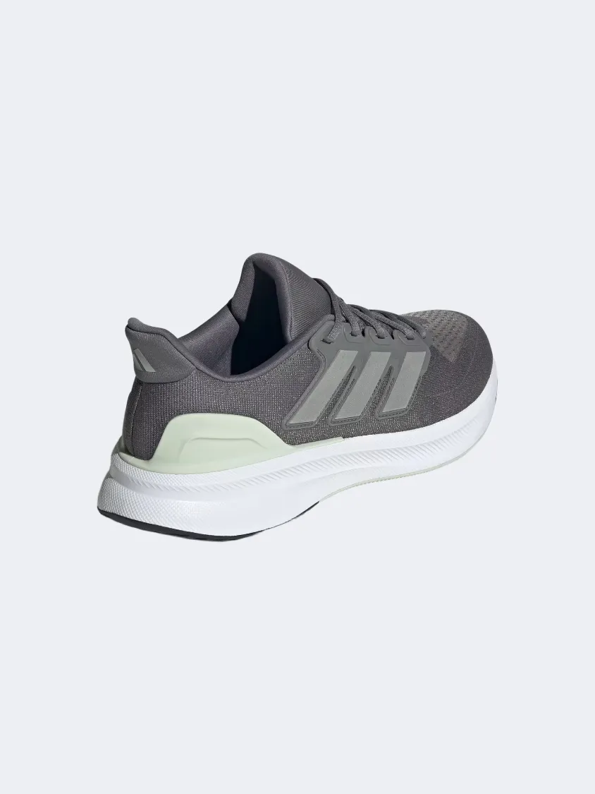 Adidas Ultrarun 5 Men Running Shoes Grey/Linen Green Mens Urban Style Comfort Shoes