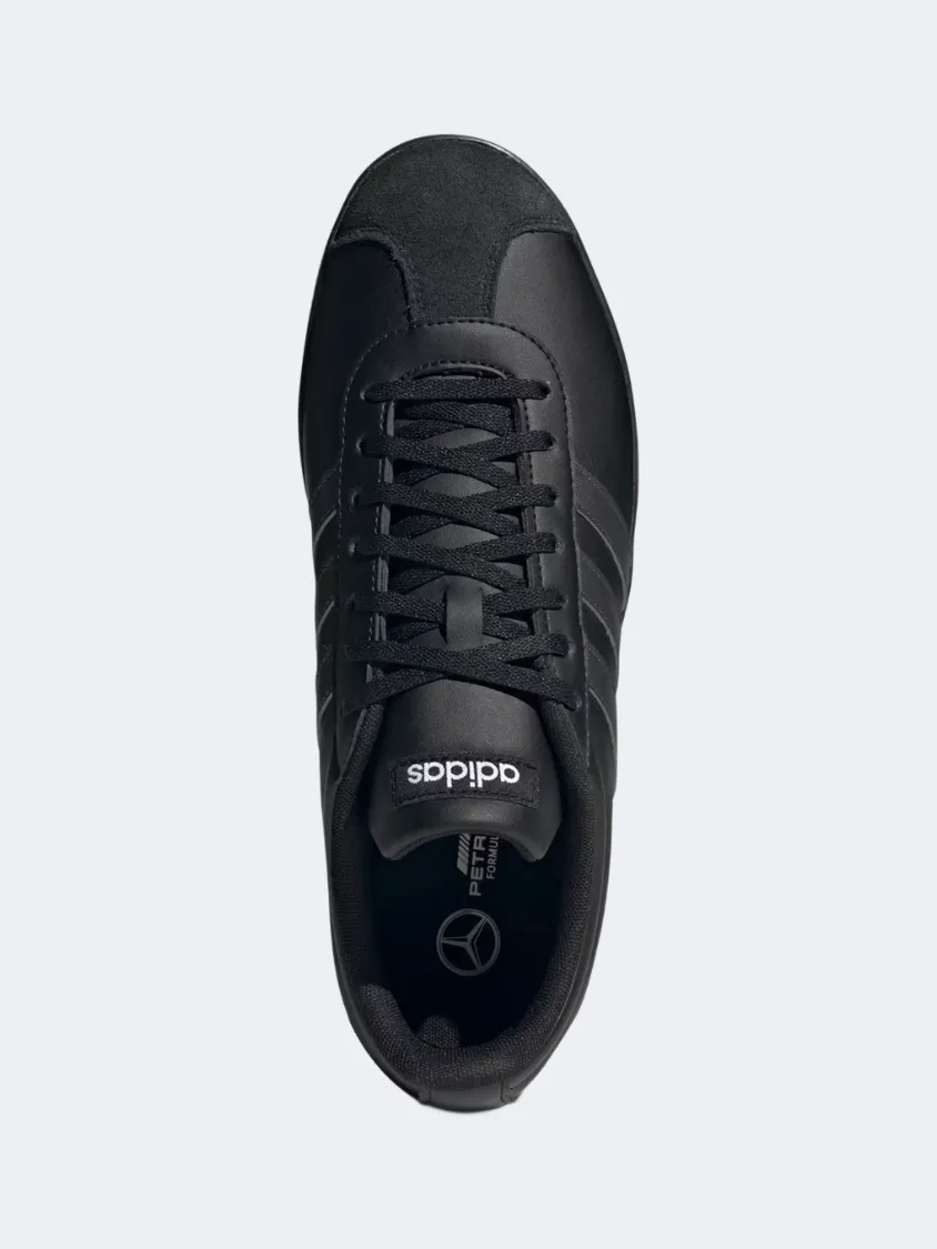 Adidas VI Court Mercedes Men Motor-Sport Shoes Black/Carbon/White Mens Urban Style Comfort Shoes