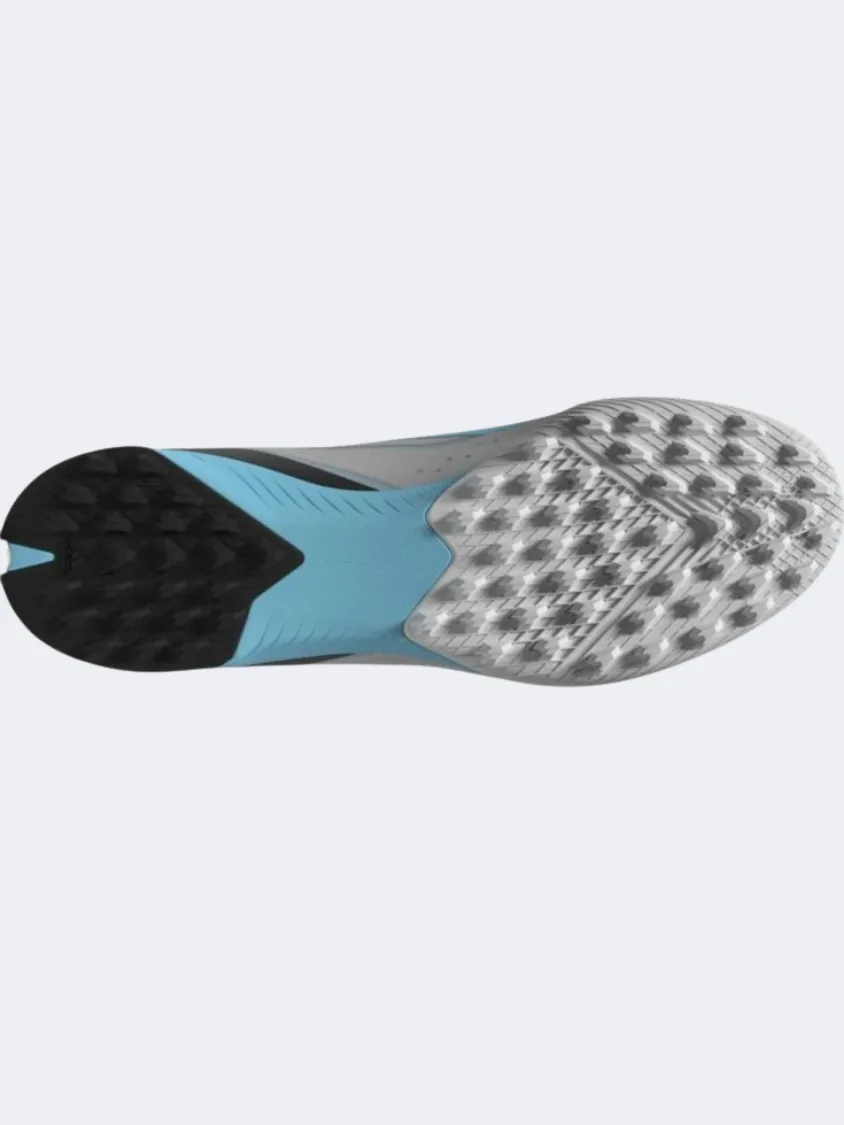 Adidas X Crazyfast Messi.3 Men Turf Shoes Silver/Blue/Black Mens Casual Everyday Sneakers
