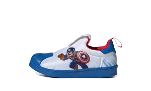 Adidas x Marvel Superstar 360 Shoes "Captain America" adidas preschool kids sneakers