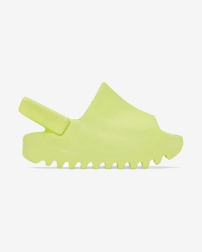 ADIDAS YEEZY SLIDE GREEN GLOW INFANTS - Kindergarten toddlers sneakers