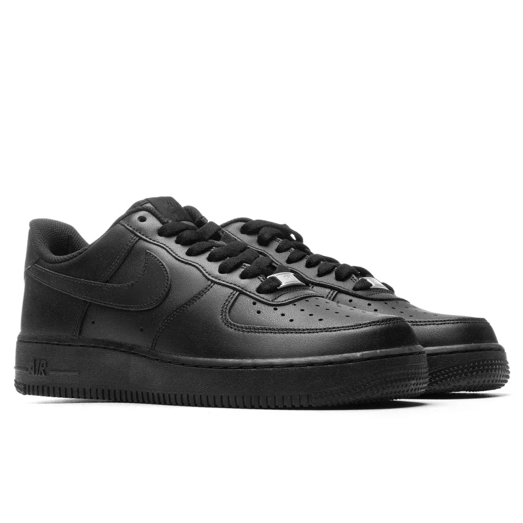 Air Force 1 '07 - Black/Black Nike Lightweight Everyday Shoes