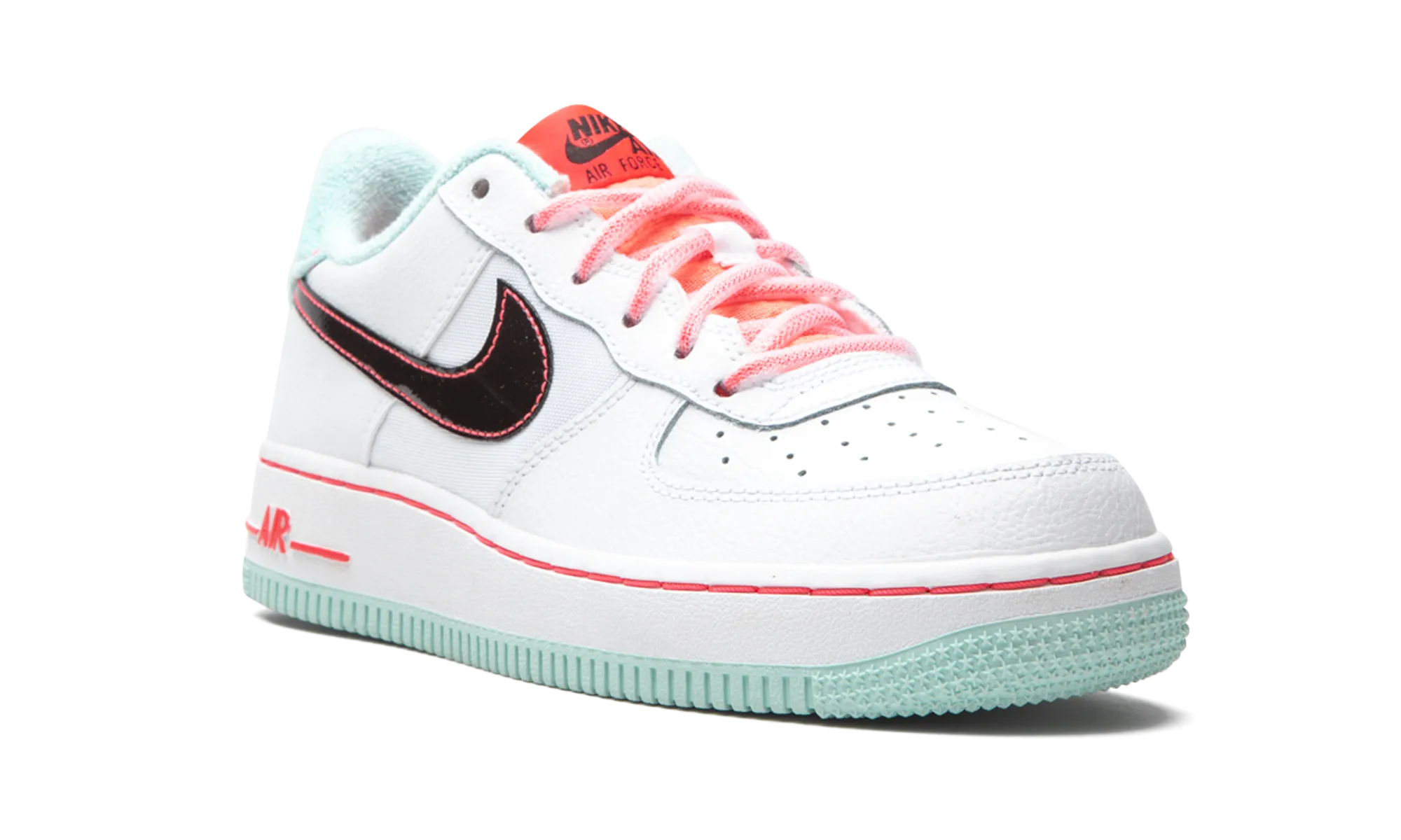 Air Force 1 '07 LV8 GS "White / Atomic Pink" nike grade school kids sneakers