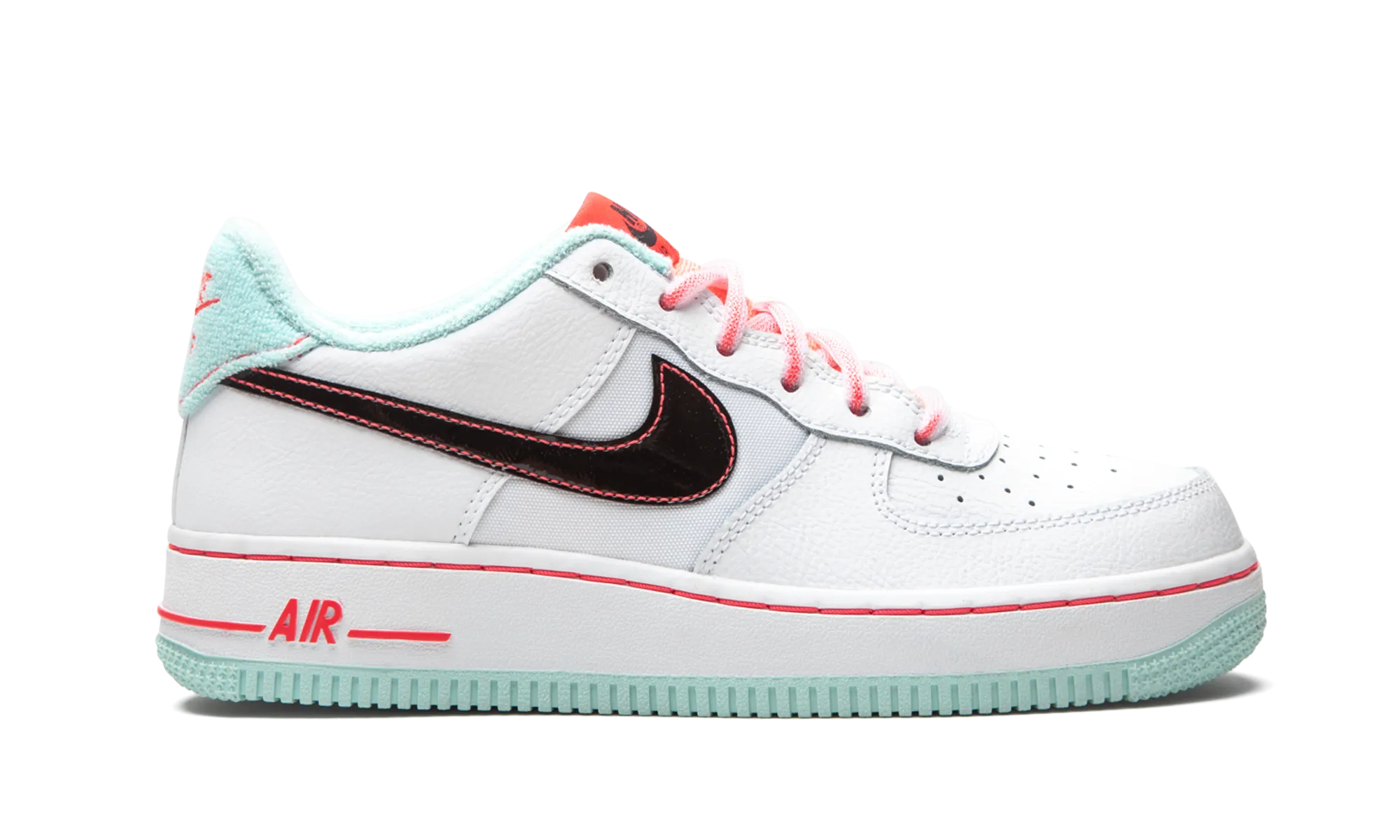 Air Force 1 '07 LV8 GS "White / Atomic Pink" nike grade school kids sneakers