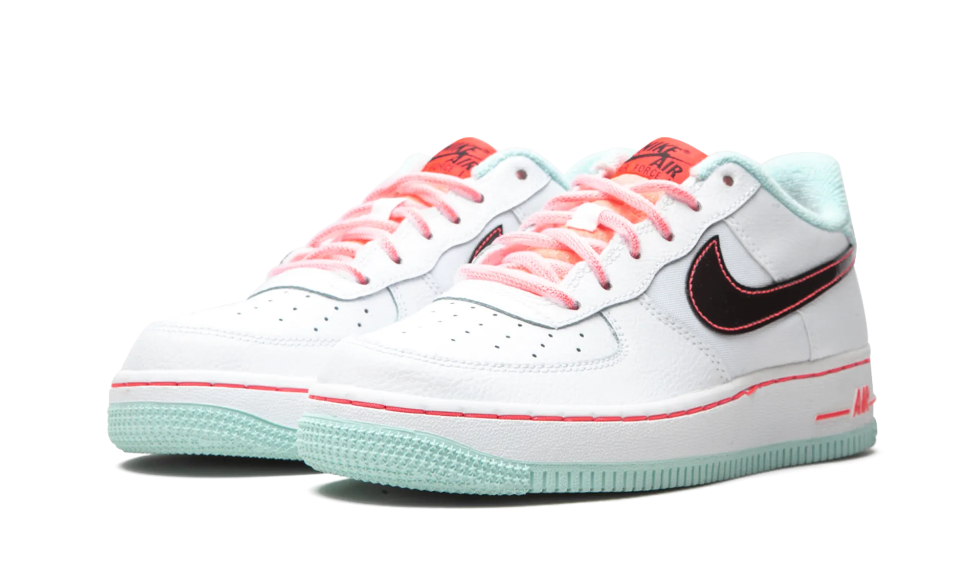 Air Force 1 '07 LV8 GS "White / Atomic Pink" nike grade school kids sneakers