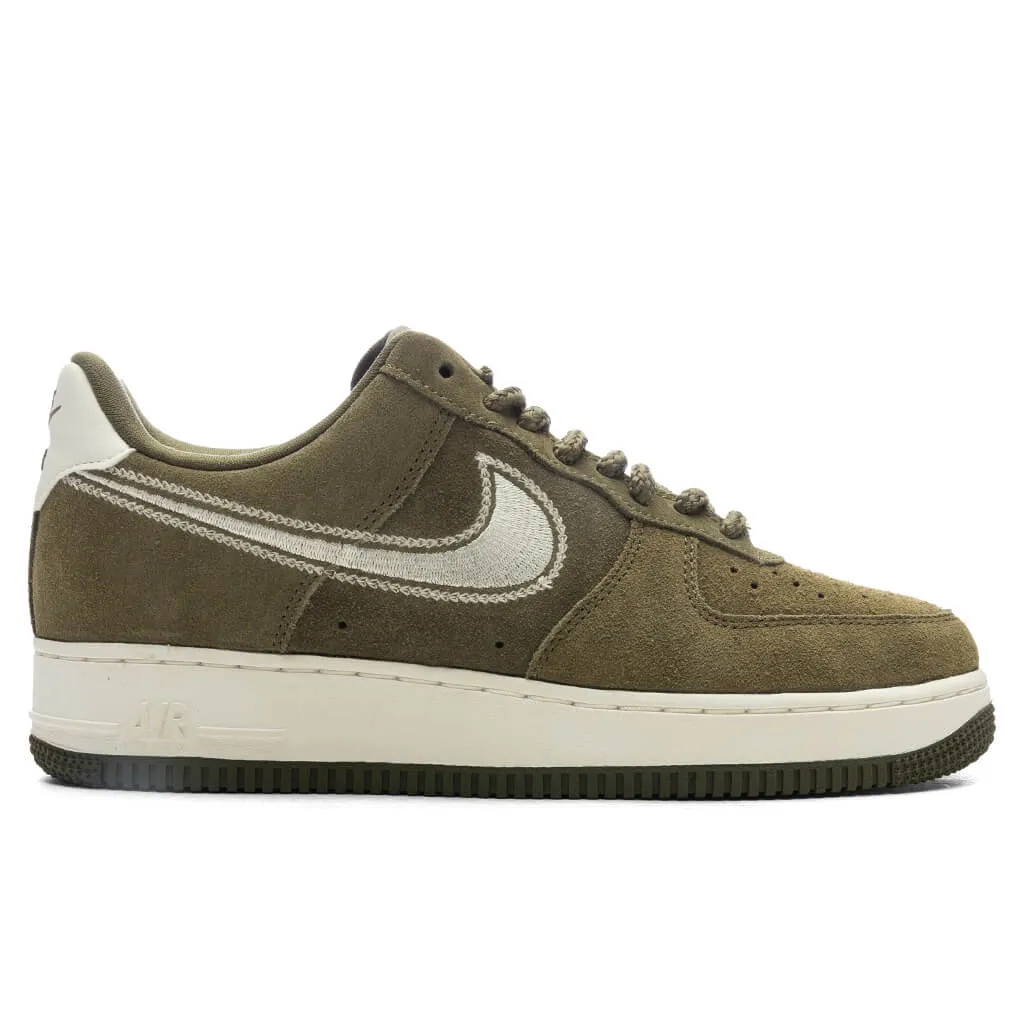Air Force 1 '07 LV8 - Medium Olive/Sail Nike everyday shoes with mesh upper