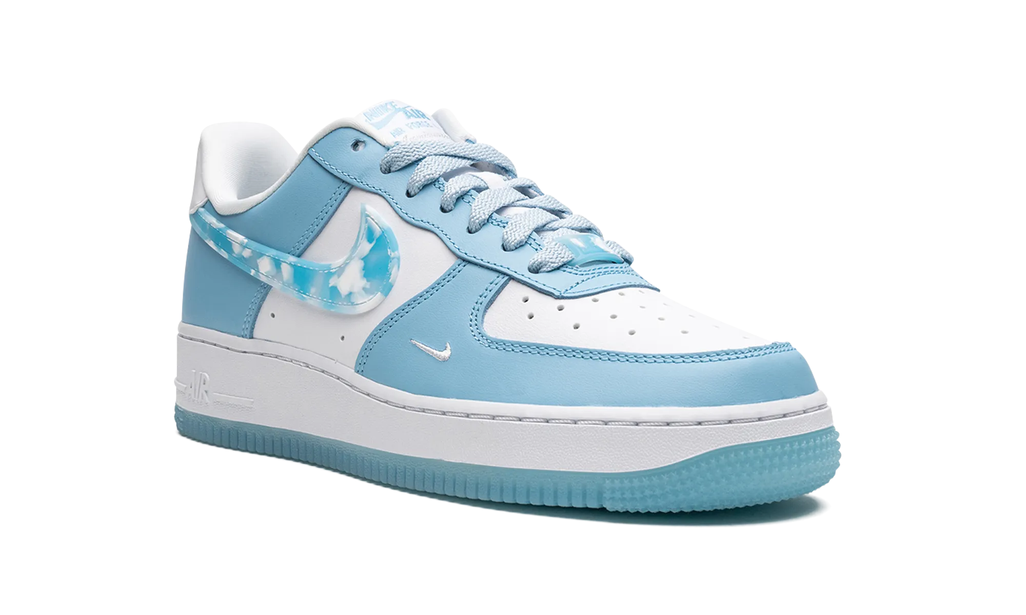 AIR FORCE 1 '07 LX MNS WMNS "Nail Art White Blue" nike womens mesh trainers