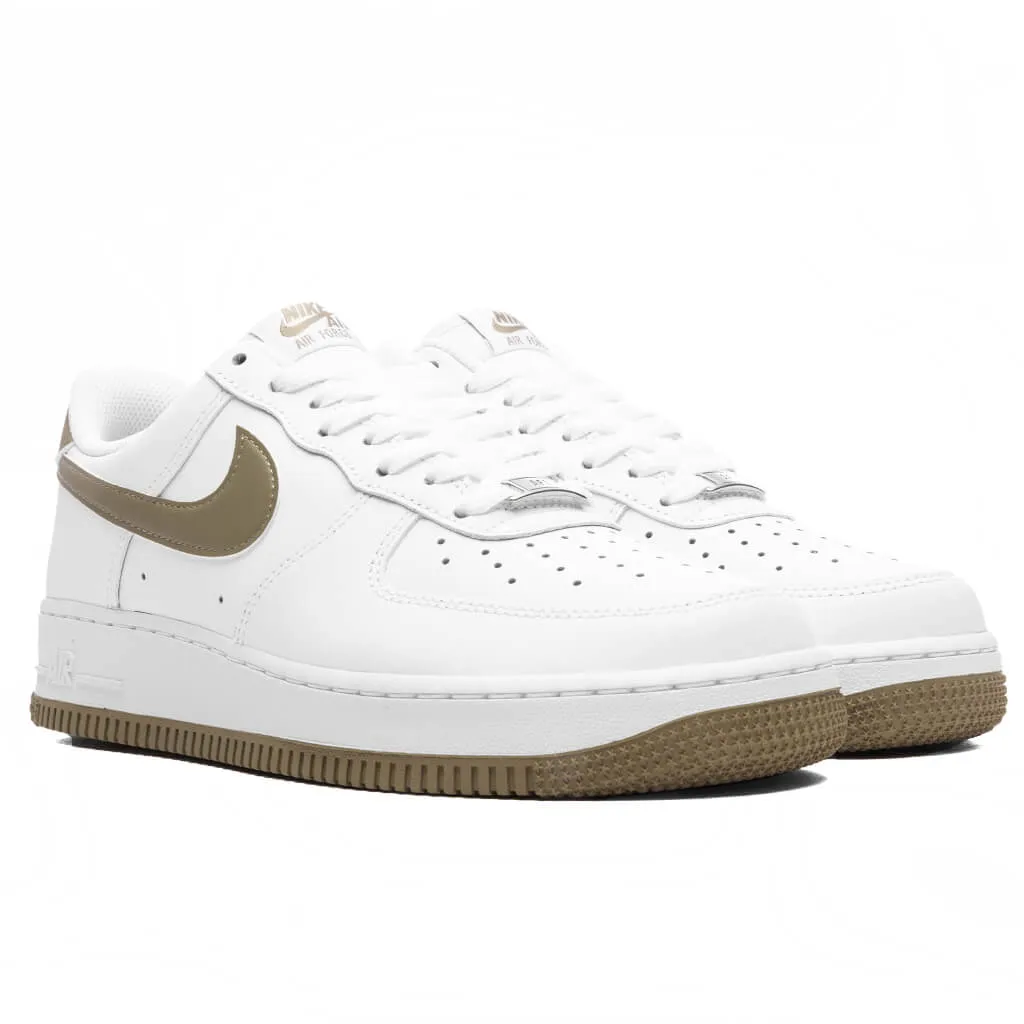 Air Force 1 '07 - White/Neutral Olive Nike Lightweight Everyday Shoes