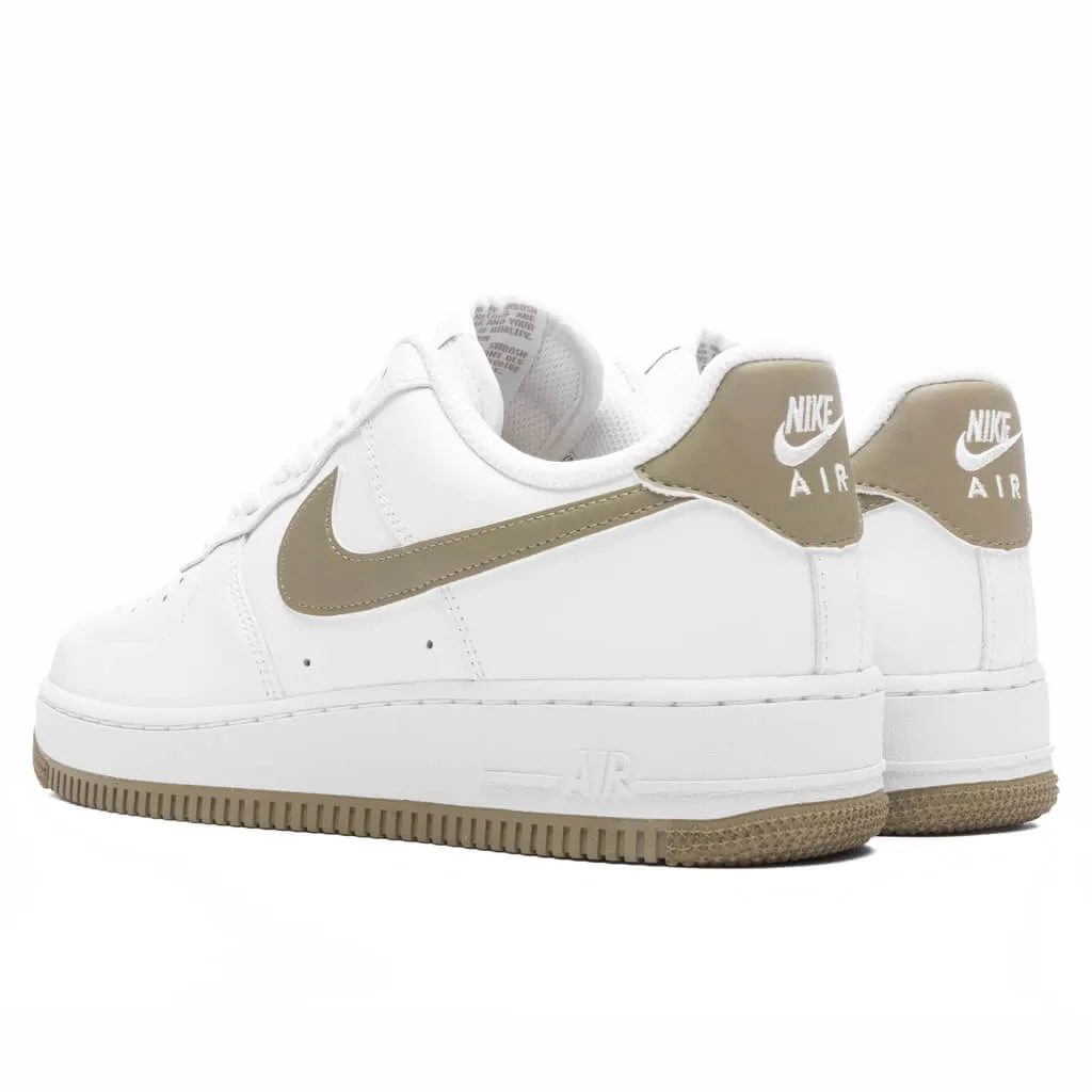 Air Force 1 '07 - White/Neutral Olive Nike Lightweight Everyday Shoes