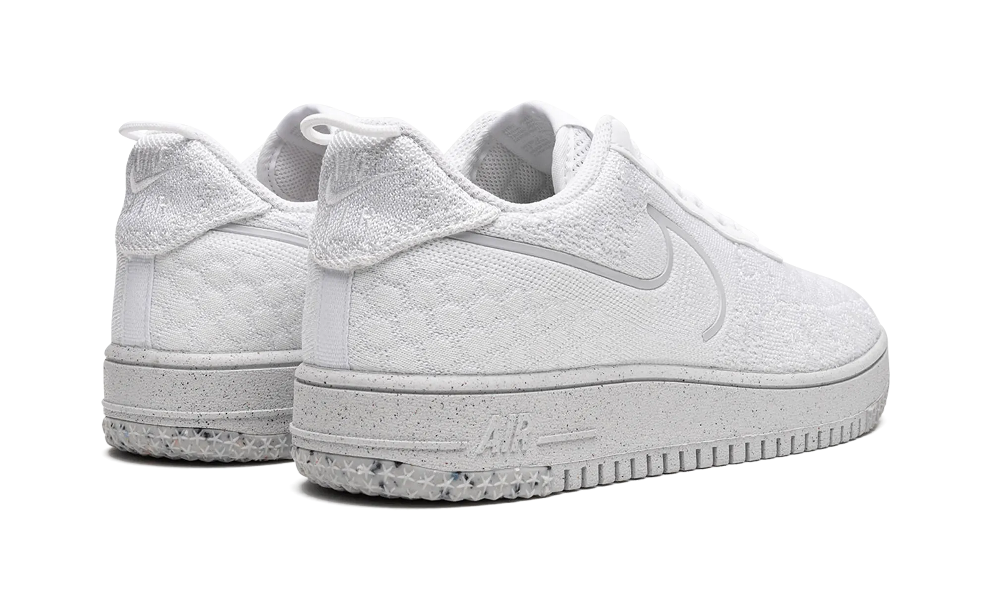 Air Force 1 CRATER FLYKNIT NN "Whiteout" nike mens sport sneakers