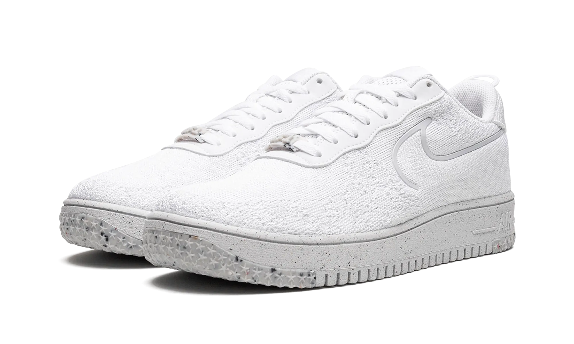Air Force 1 CRATER FLYKNIT NN "Whiteout" nike mens sport sneakers