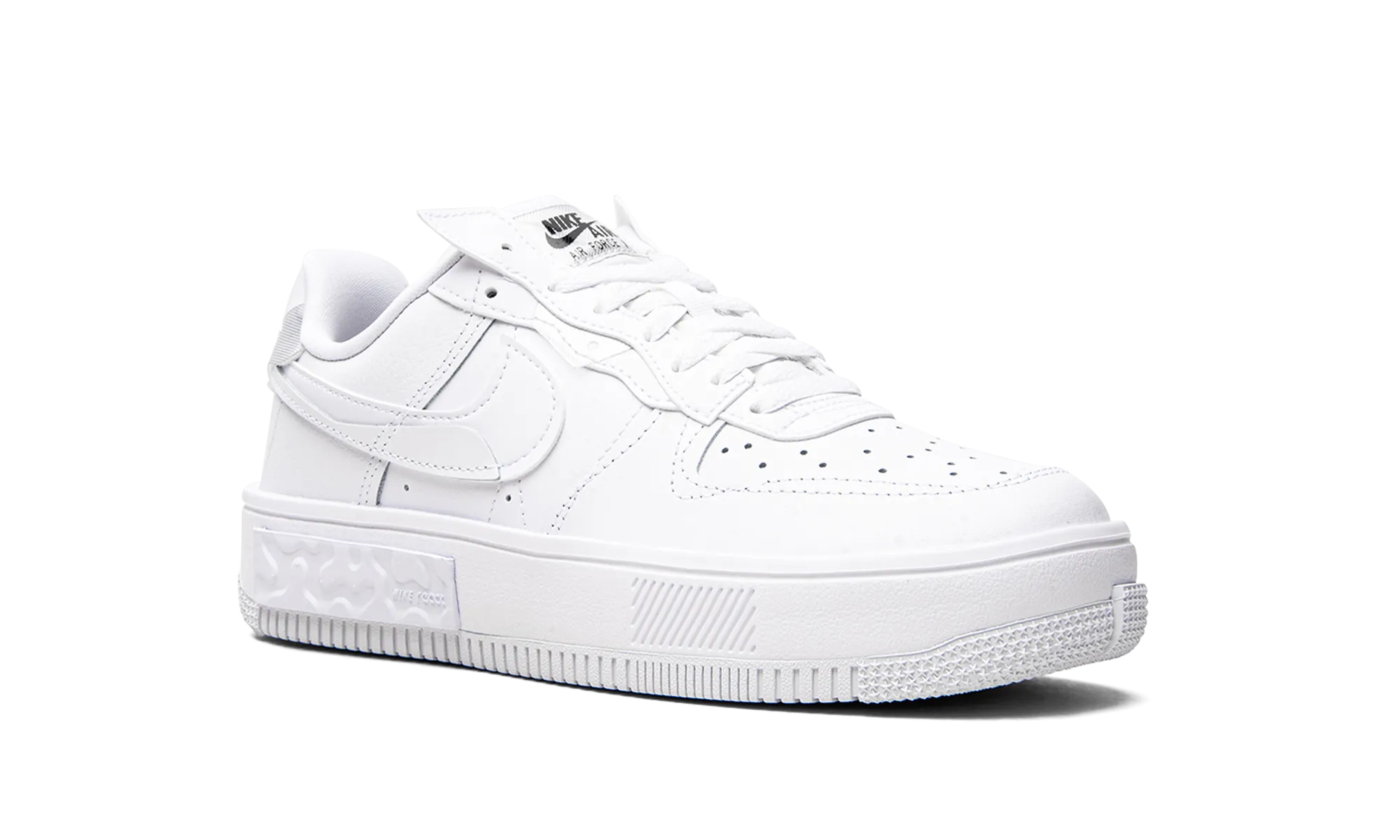 AIR FORCE 1 FONTANKA MNS WMNS "White / Iridescent" nike womens mesh trainers