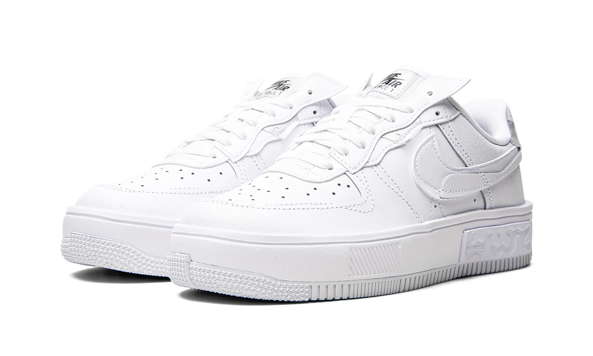 AIR FORCE 1 FONTANKA MNS WMNS "White / Iridescent" nike womens mesh trainers