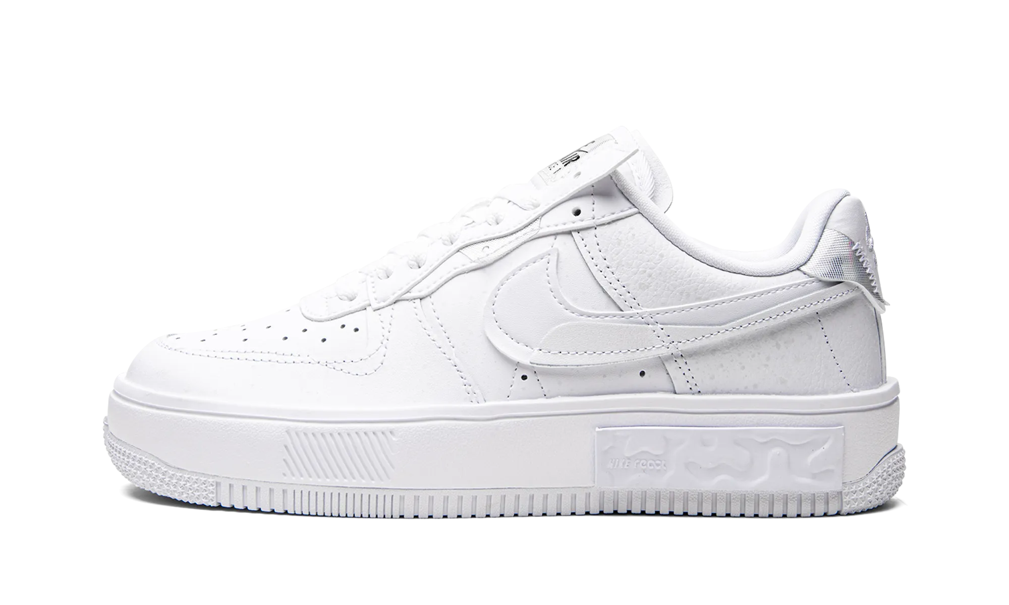 AIR FORCE 1 FONTANKA MNS WMNS "White / Iridescent" nike womens mesh trainers