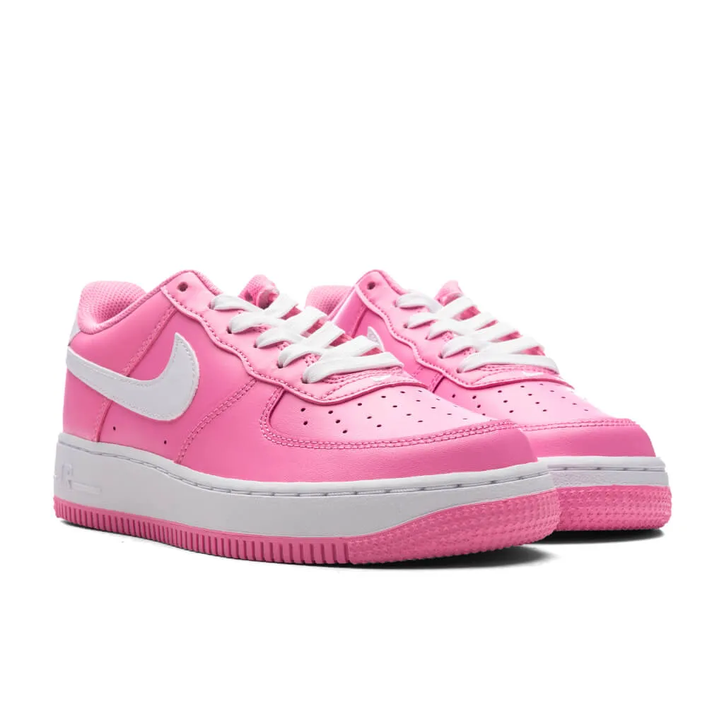 Air Force 1 (GS) - Playful Pink/White Nike Bold Logo Sneakers