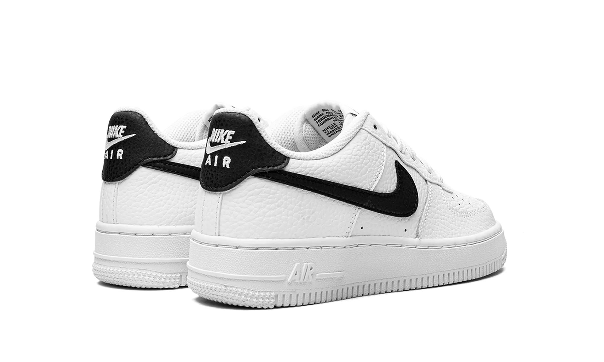 Air Force 1 GS "White / Black" nike grade school kids sneakers