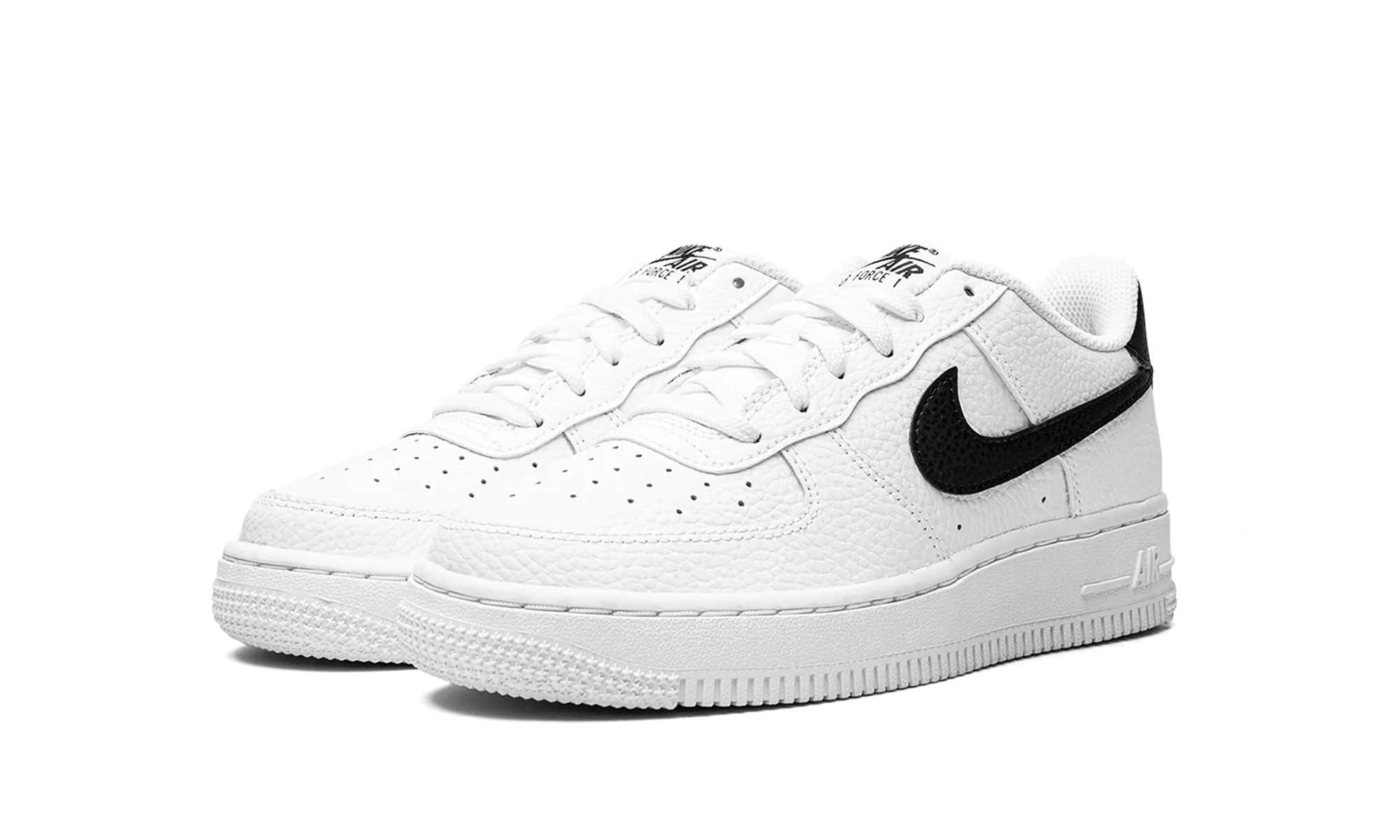 Air Force 1 GS "White / Black" nike grade school kids sneakers