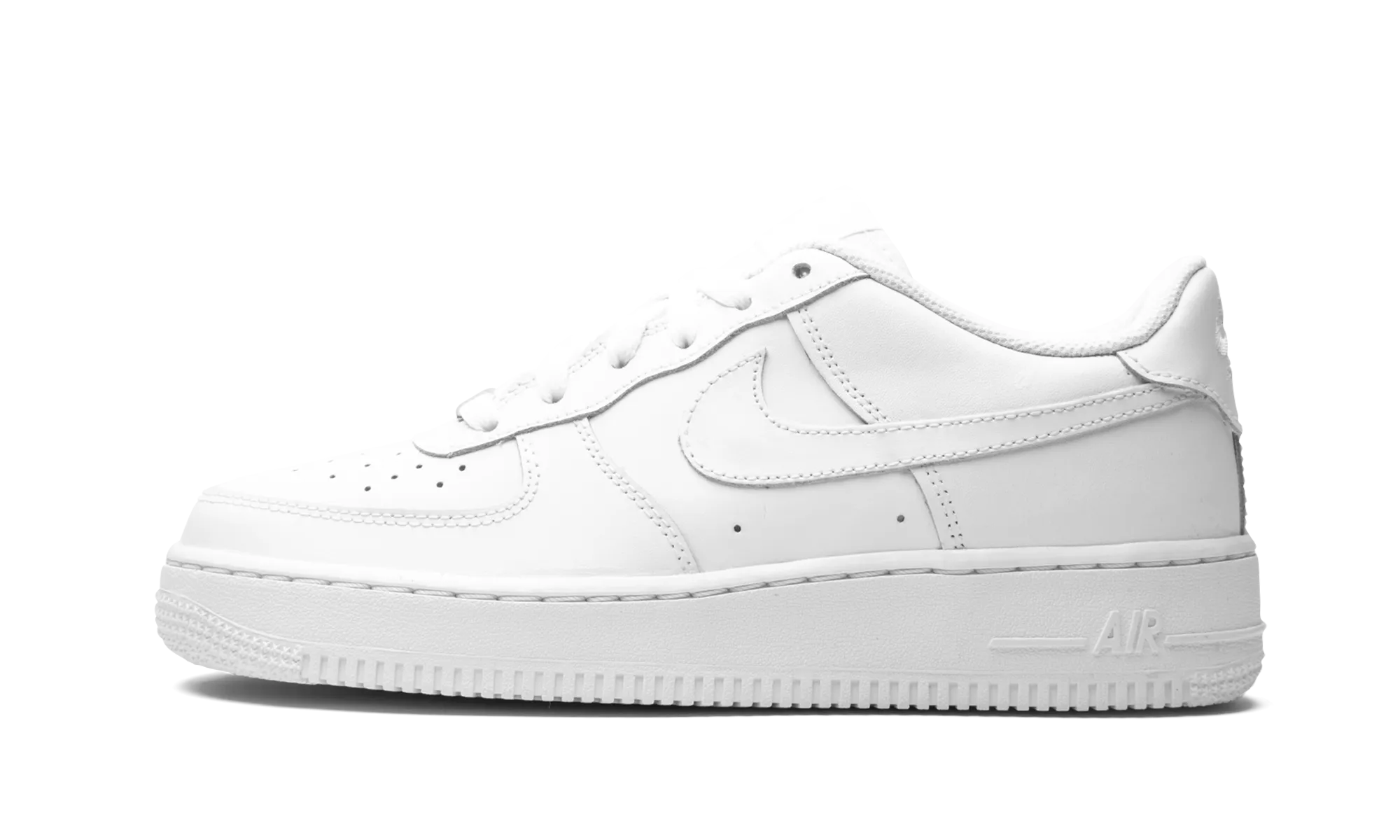 Air Force 1 GS "White on White" nike grade school kids sneakers
