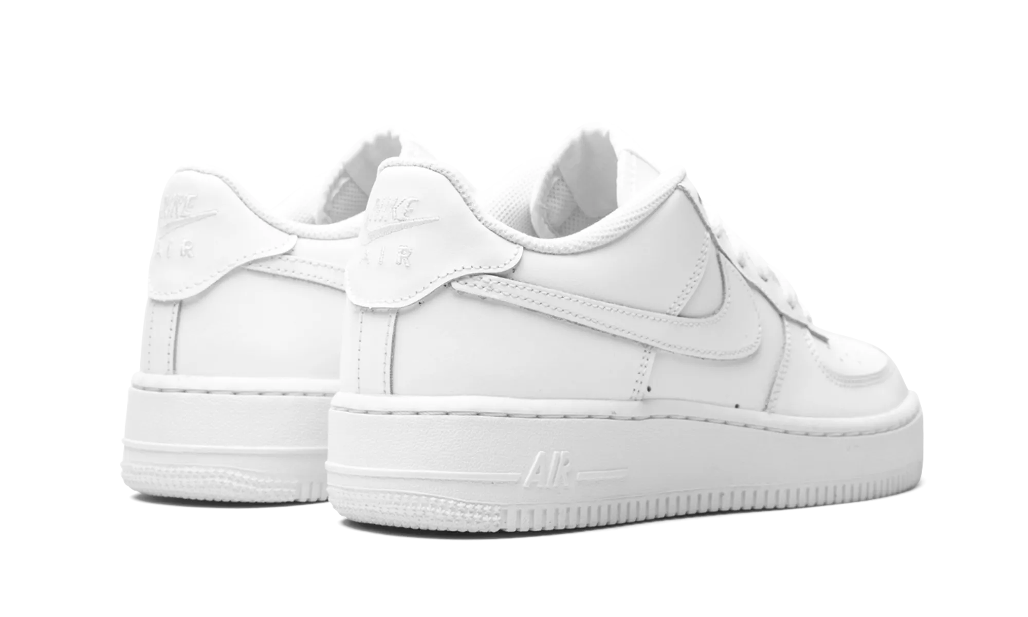Air Force 1 GS "White on White" nike grade school kids sneakers