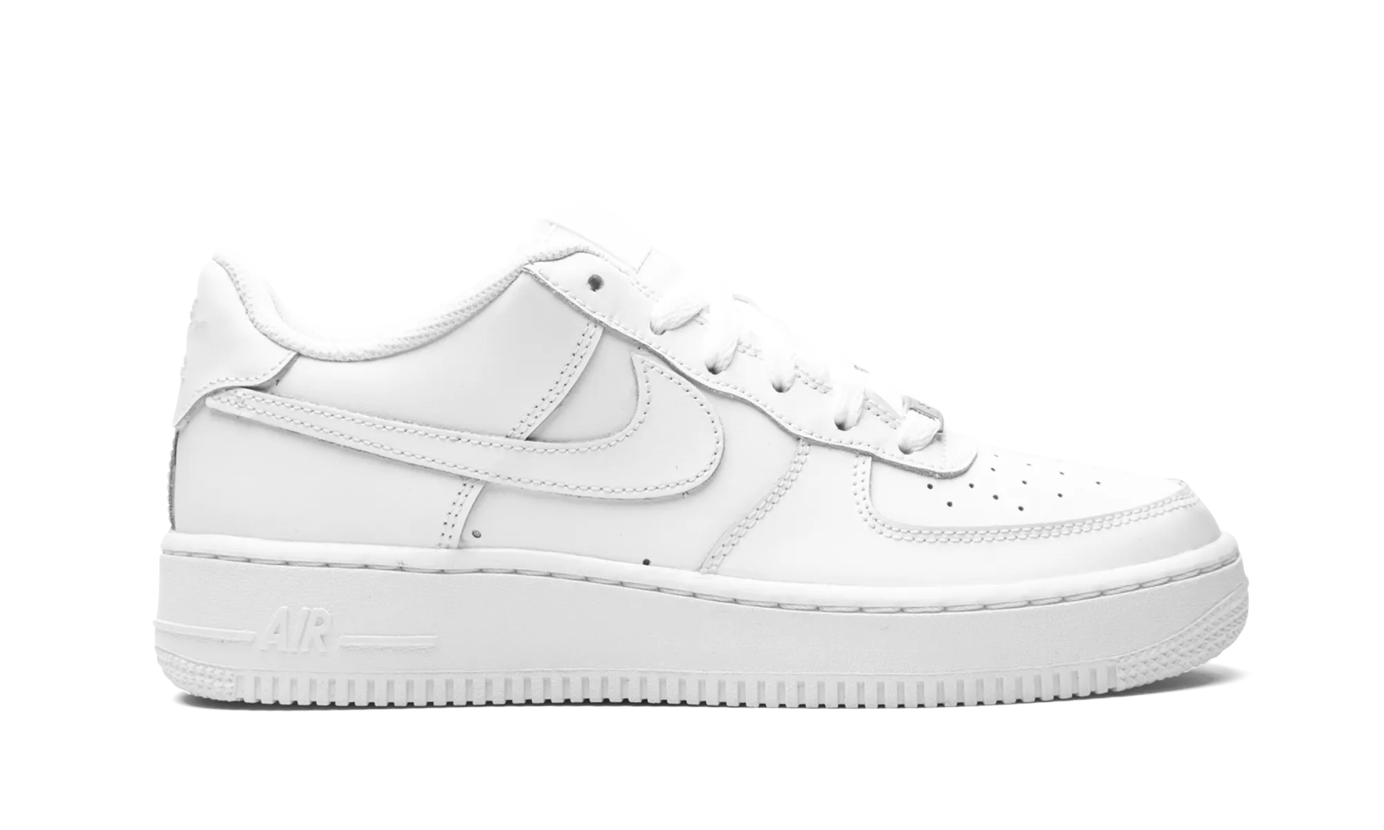 Air Force 1 GS "White on White" nike grade school kids sneakers