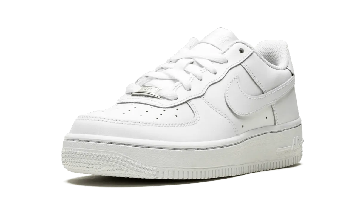 Air Force 1 GS "White on White" nike grade school kids sneakers