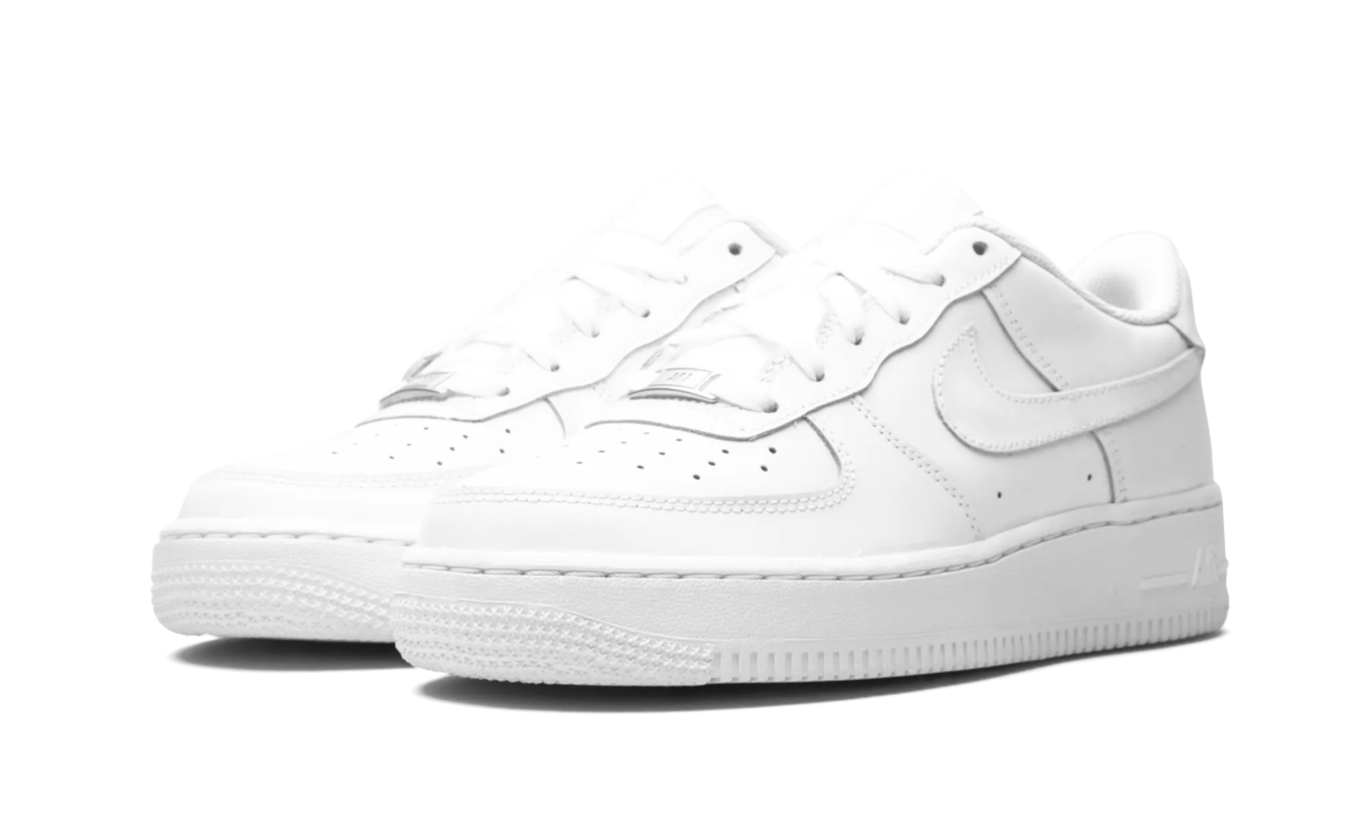 Air Force 1 GS "White on White" nike grade school kids sneakers