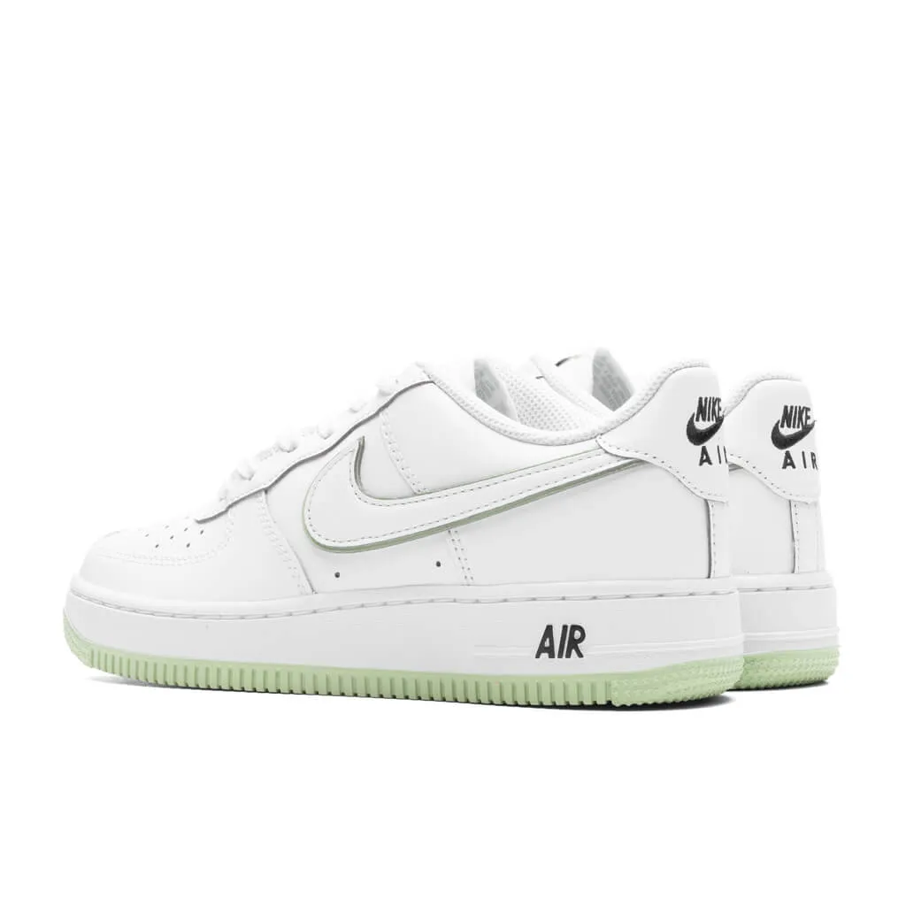 Air Force 1 (GS) - White/Honeydew Nike Retro Lifestyle Shoes