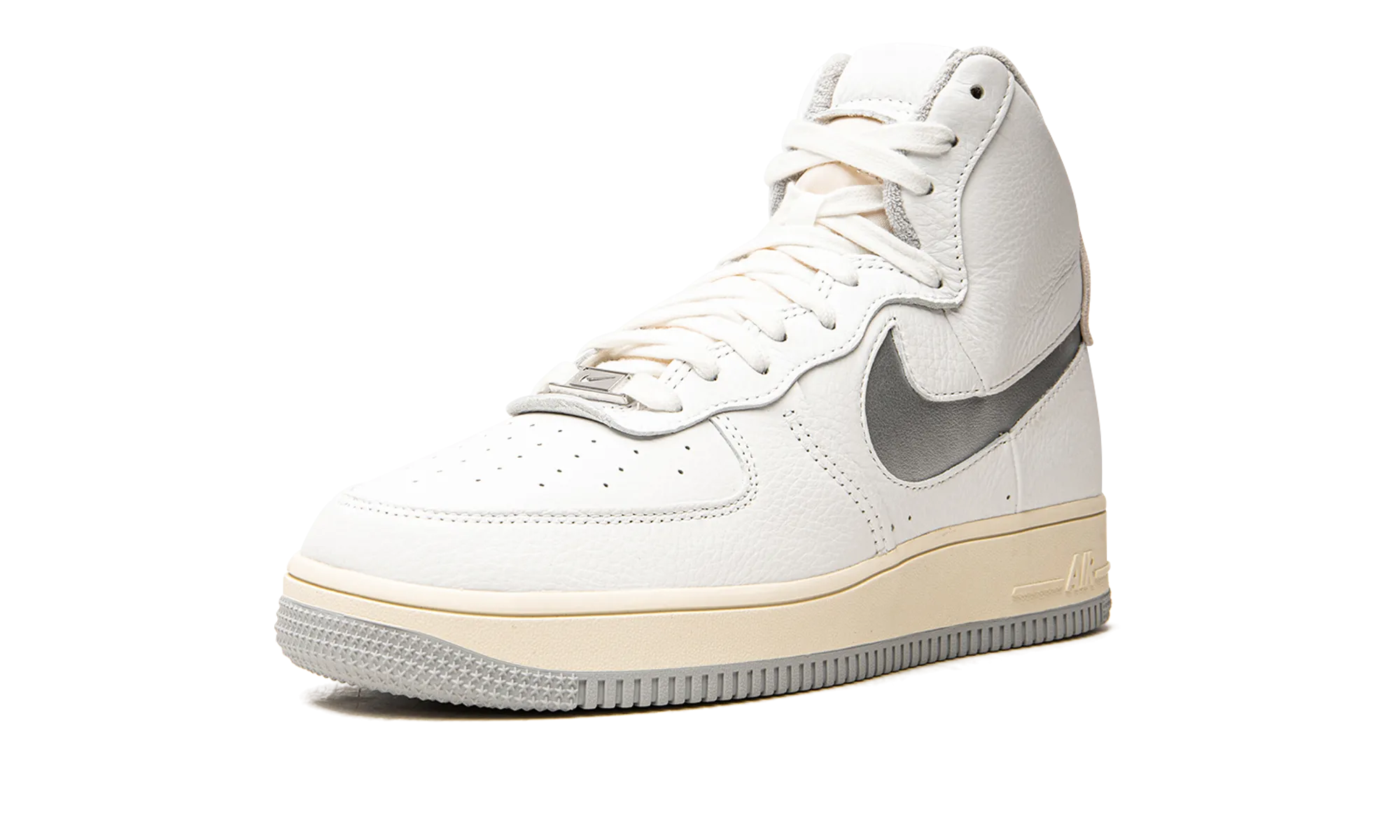 AIR FORCE 1 HIGH SCULPT MNS WMNS "White / Silver" nike womens casual sneakers