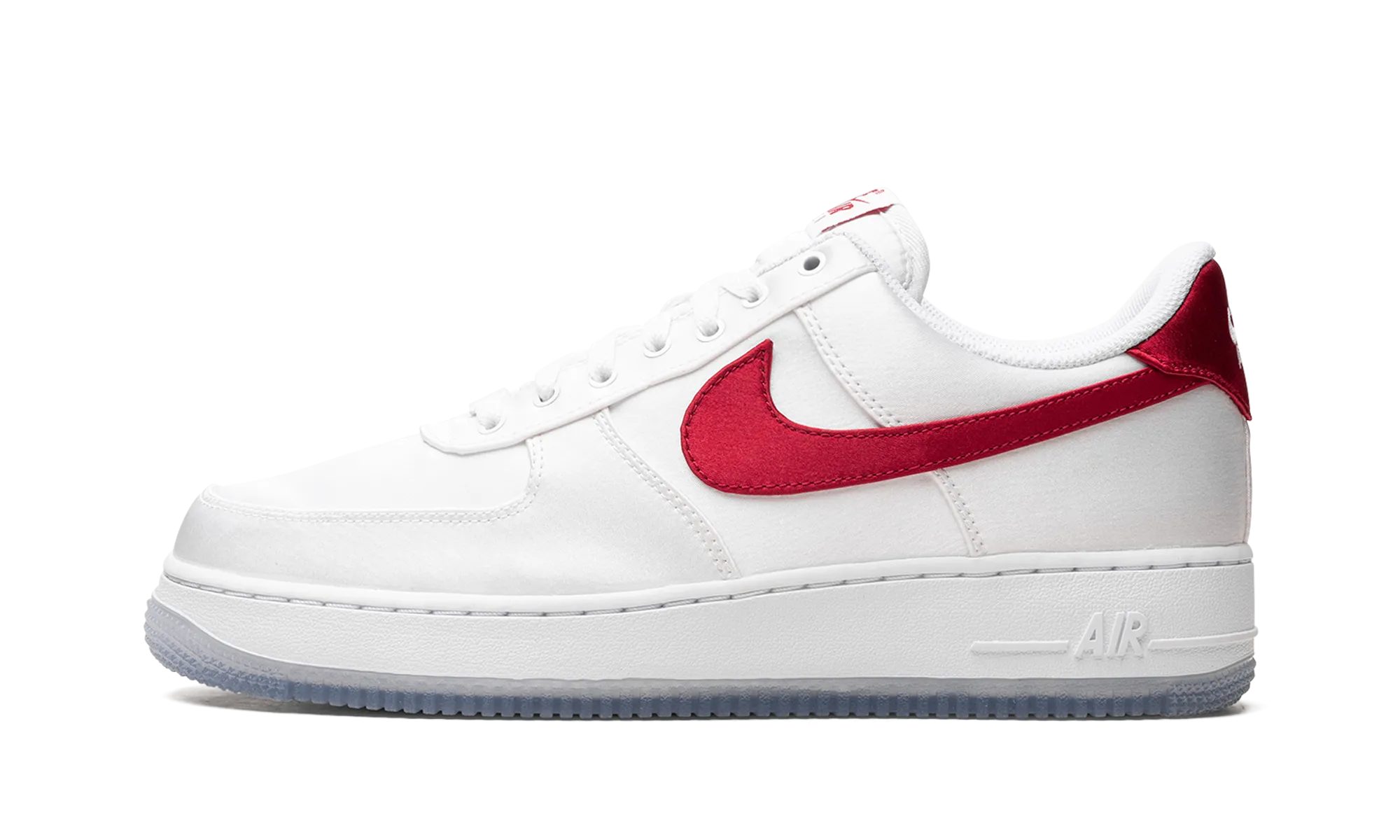 AIR FORCE 1 LO '07 WMNS "Satin White Varsity Red" Nike Women's shoes