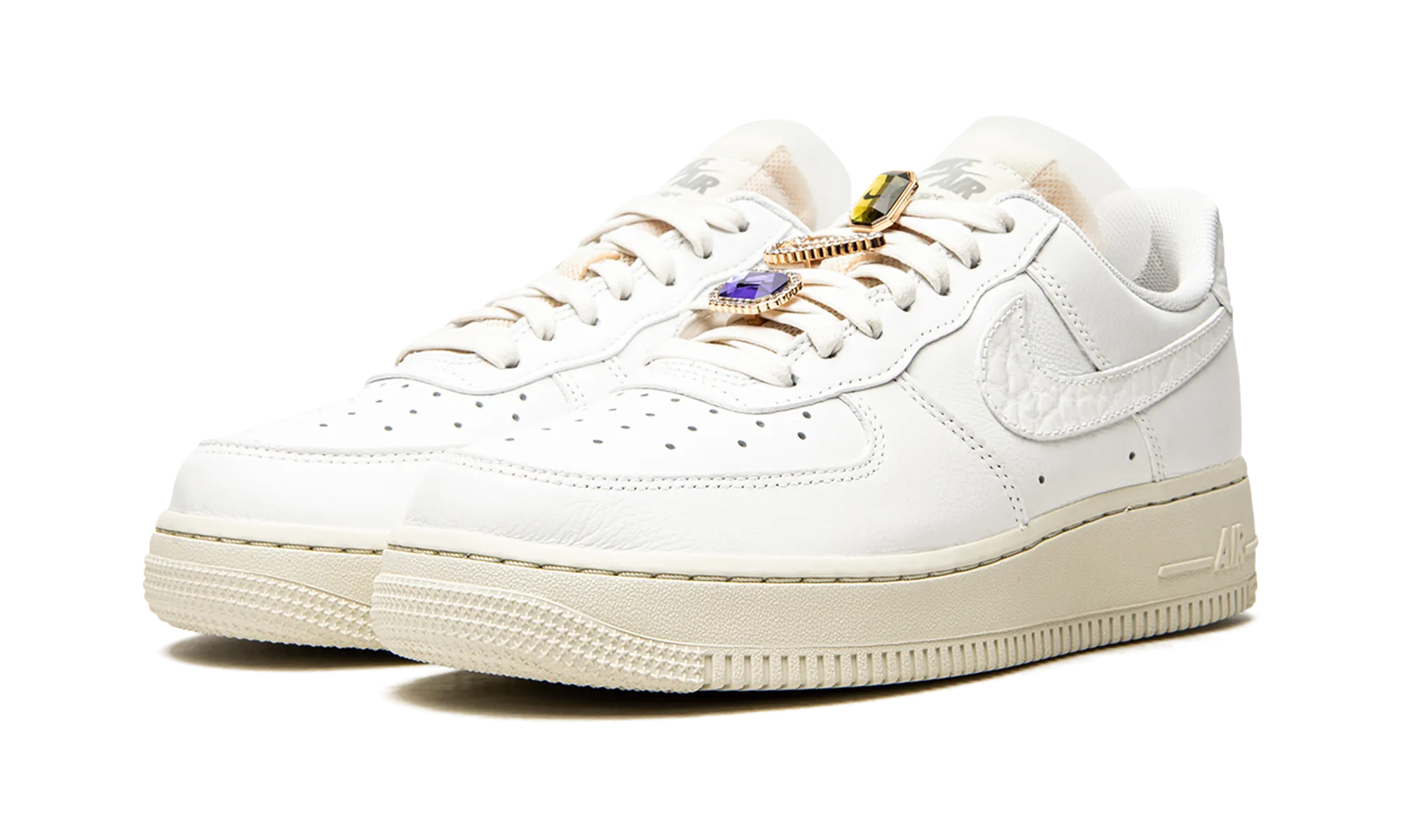 AIR FORCE 1 LO PRM MNS WMNS "Jewels White" nike womens casual sneakers