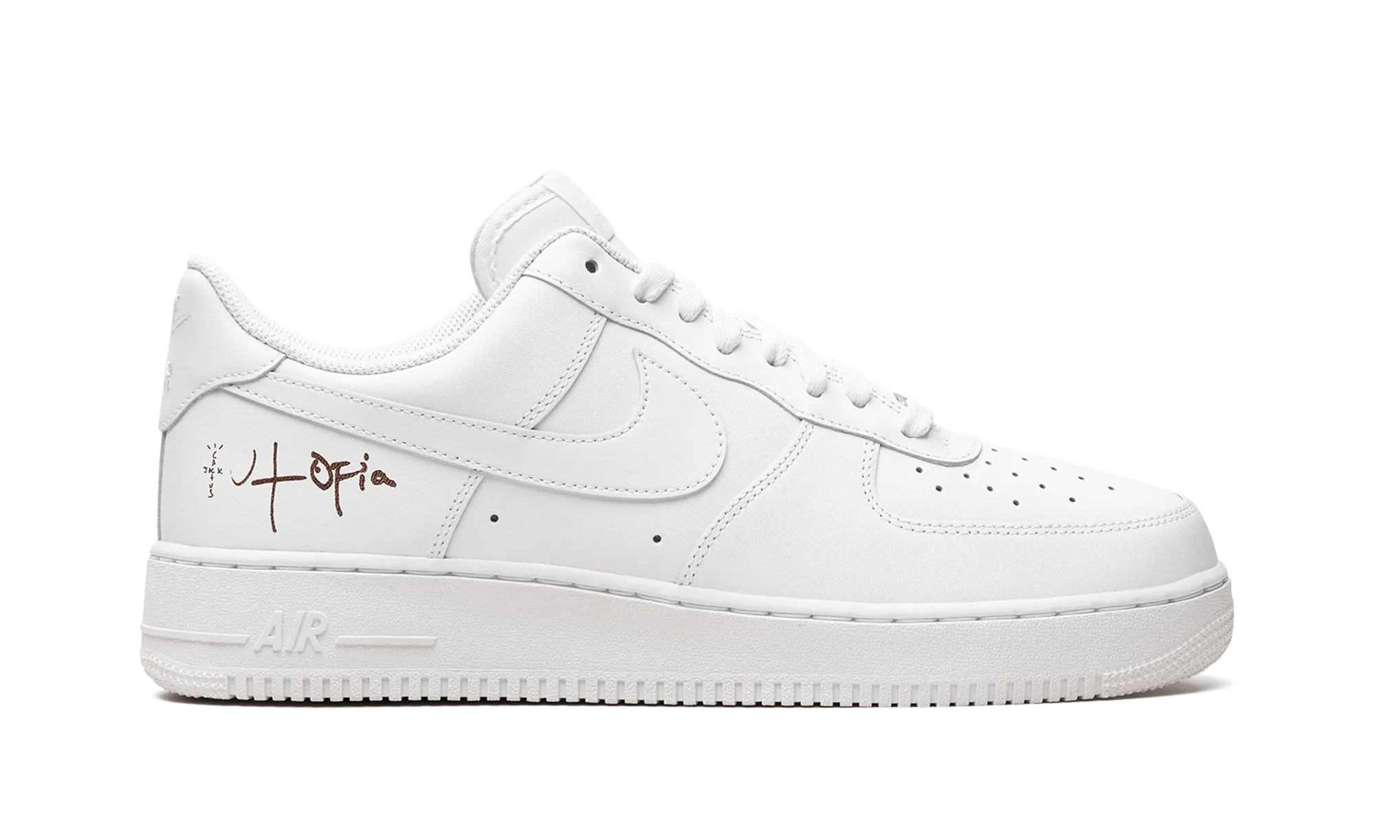 AIR FORCE 1 LOW '07 WMNS "Travis Scott Cactus Jack Utopia Edition - White" nike womens lifestyle sneakers