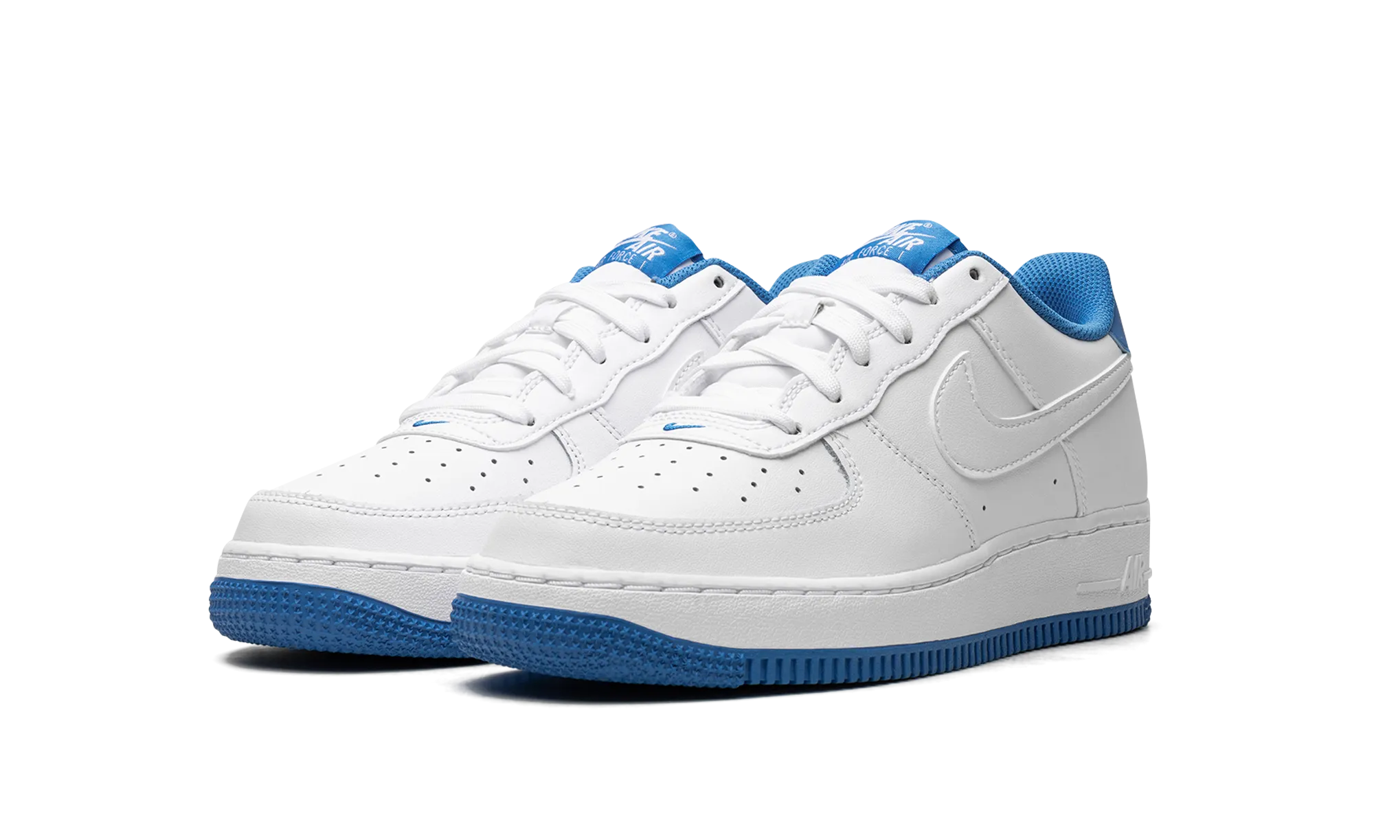 Air Force 1 Low ESS GS "White / Light Photo Blue" nike school-ready sneakers