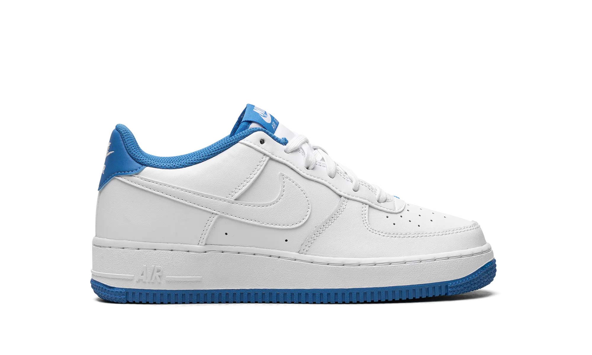 Air Force 1 Low ESS GS "White / Light Photo Blue" nike school-ready sneakers