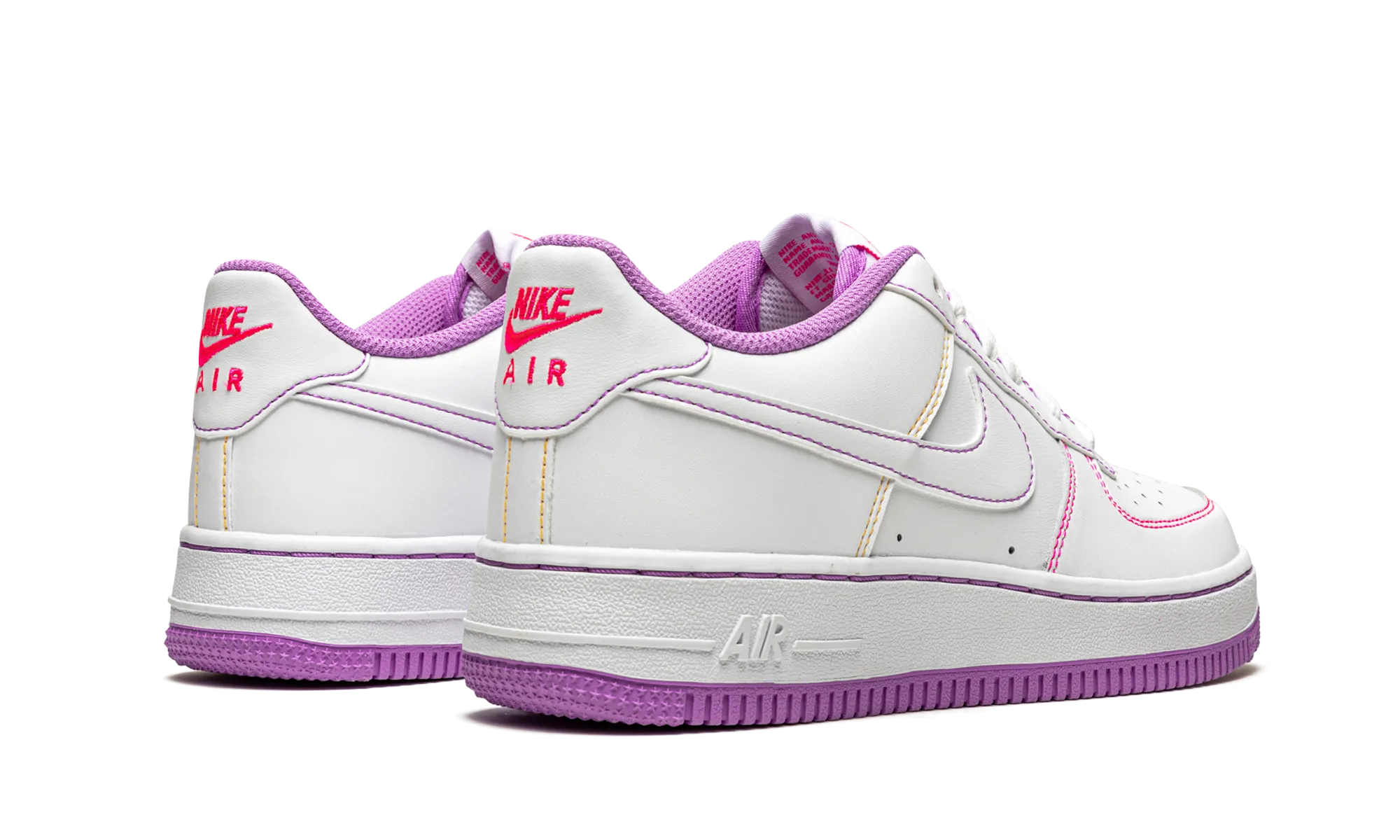 Air Force 1 Low GS "Contrast Stitch - Fuchsia Glow" nike grade school kids sneakers