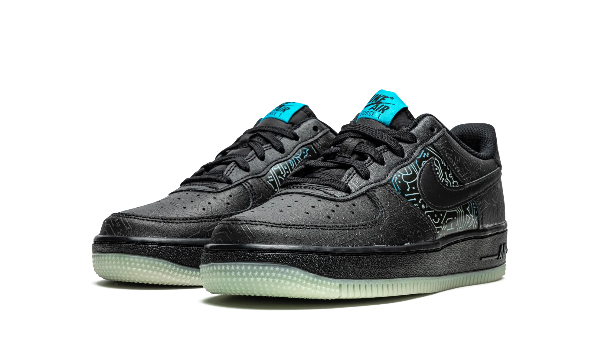 Air Force 1 Low GS "Space Jam - Computer Chip" nike grade school kids sneakers