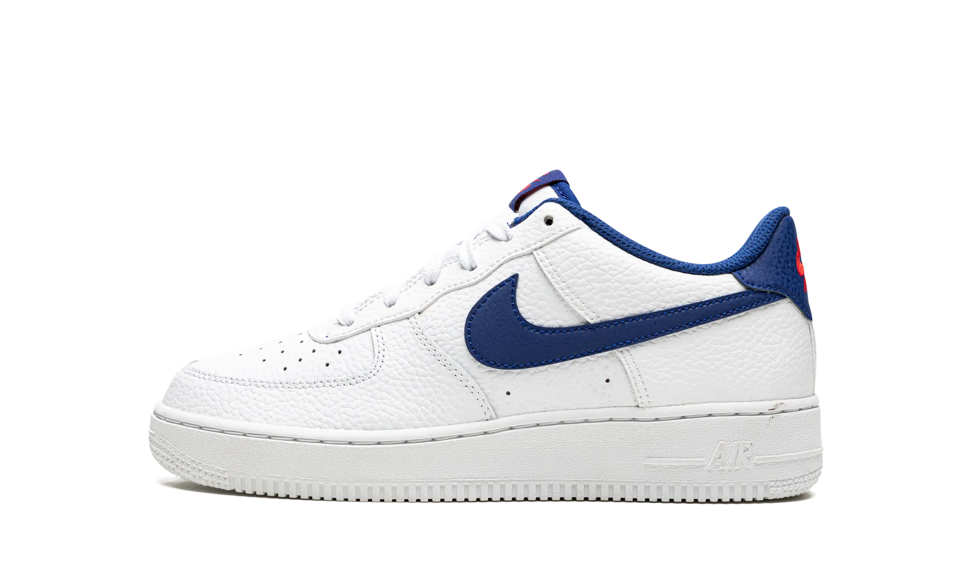 Air Force 1 Low GS "White / Deep Royal Blue" nike grade school kids sneakers