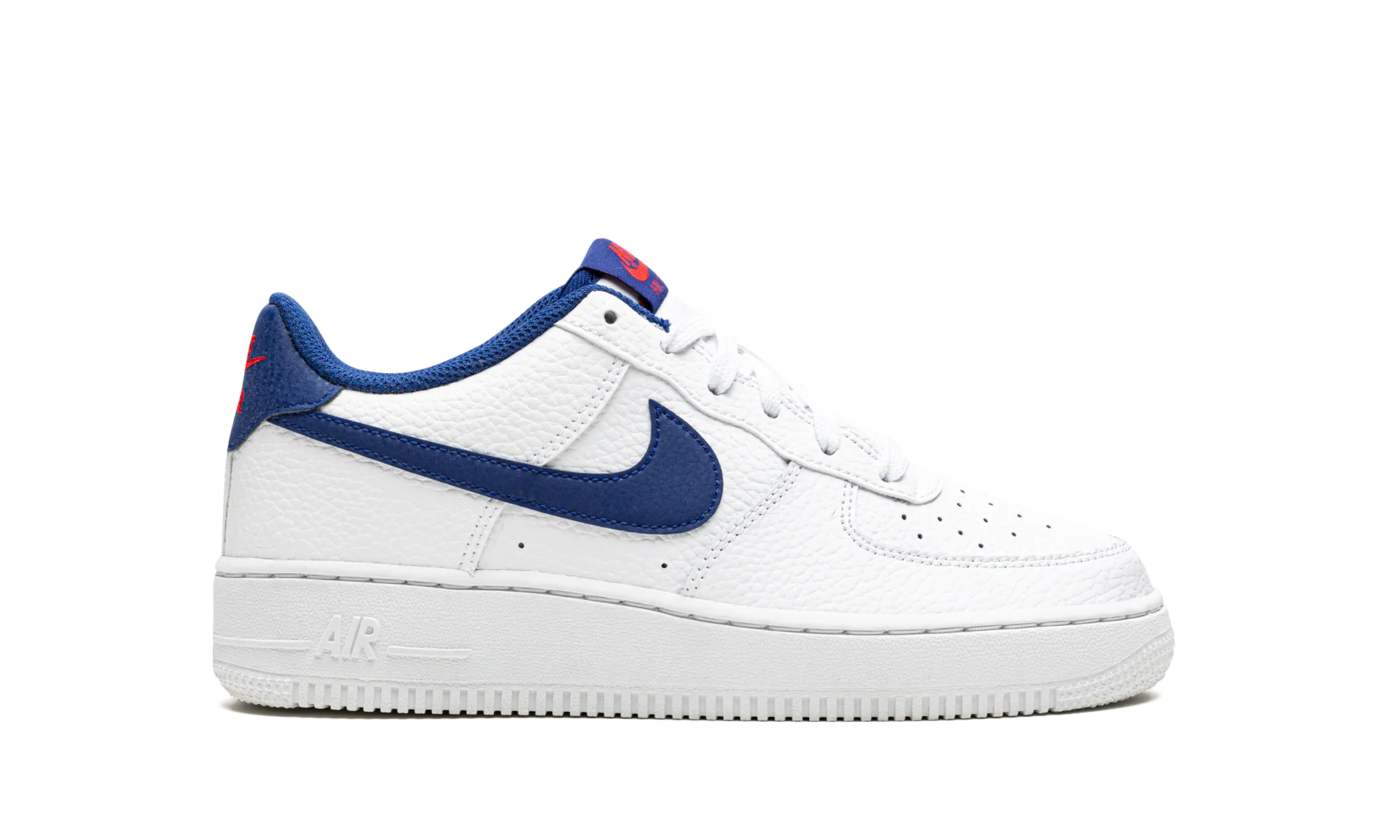 Air Force 1 Low GS "White / Deep Royal Blue" nike grade school kids sneakers