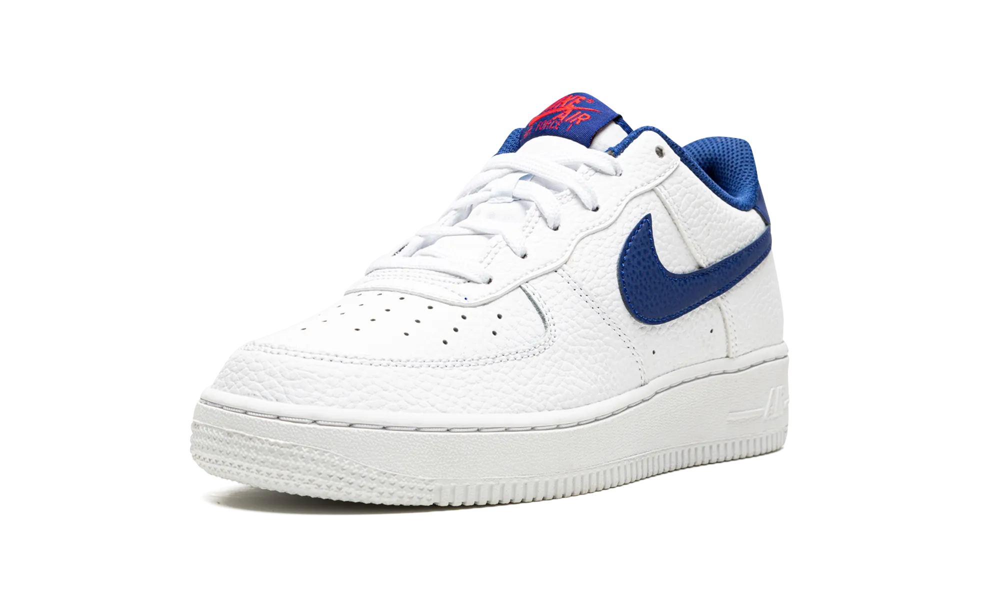Air Force 1 Low GS "White / Deep Royal Blue" nike grade school kids sneakers