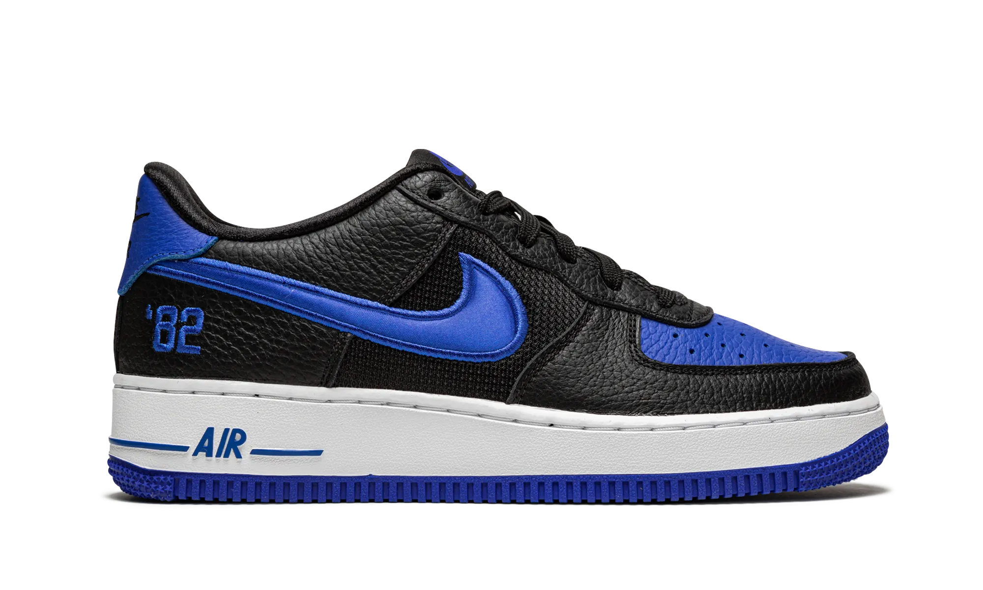 Air Force 1 Low LV8 GS "Black / Chile / Racer Blue" nike grade school kids sneakers