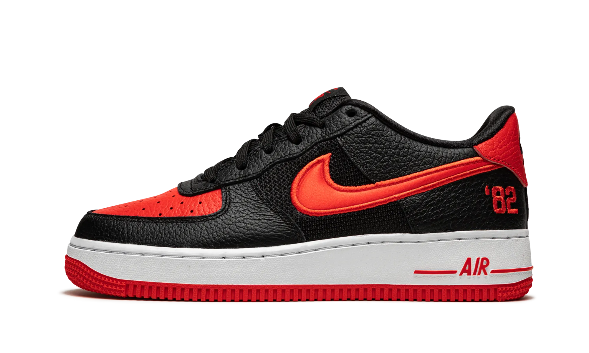 Air Force 1 Low LV8 GS "Black / Chile / Racer Blue" Nike Grade School shoes