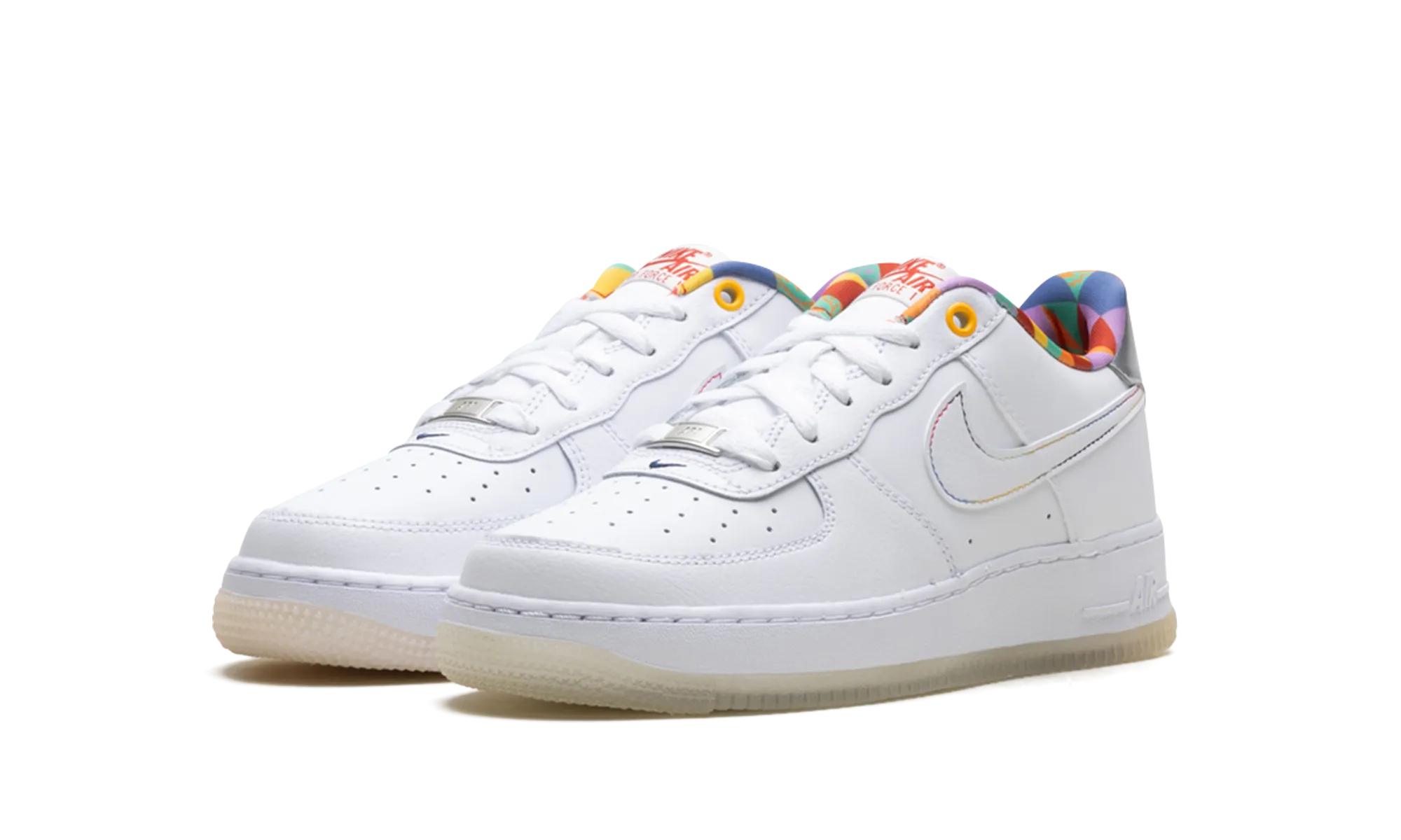 Air Force 1 Low LV8 GS "White Playful Print" nike school-ready sneakers